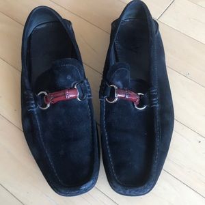 Gucci Suede loafers with Bamboo